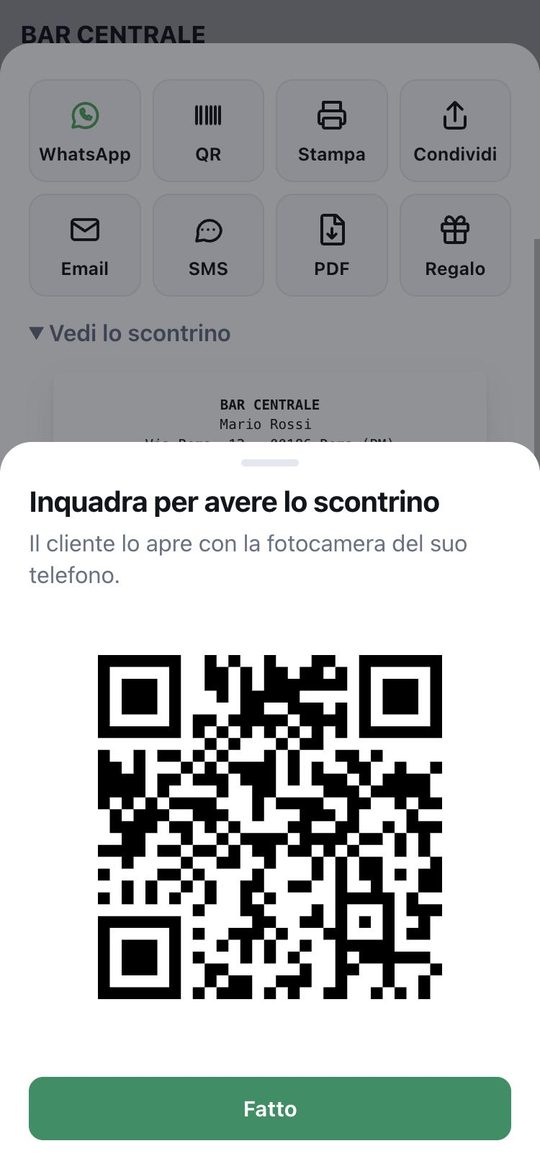 QR da inquadrare